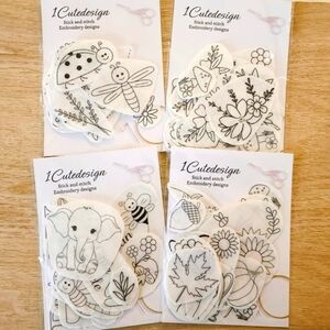 Stick and stitch embroidery patterns